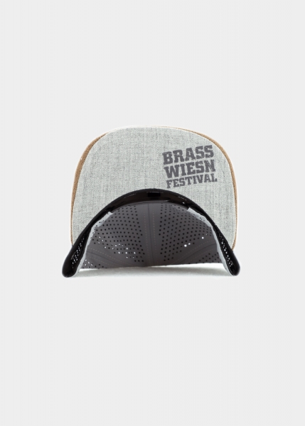 "Brasswiesn" - hellgrau (Snapback)